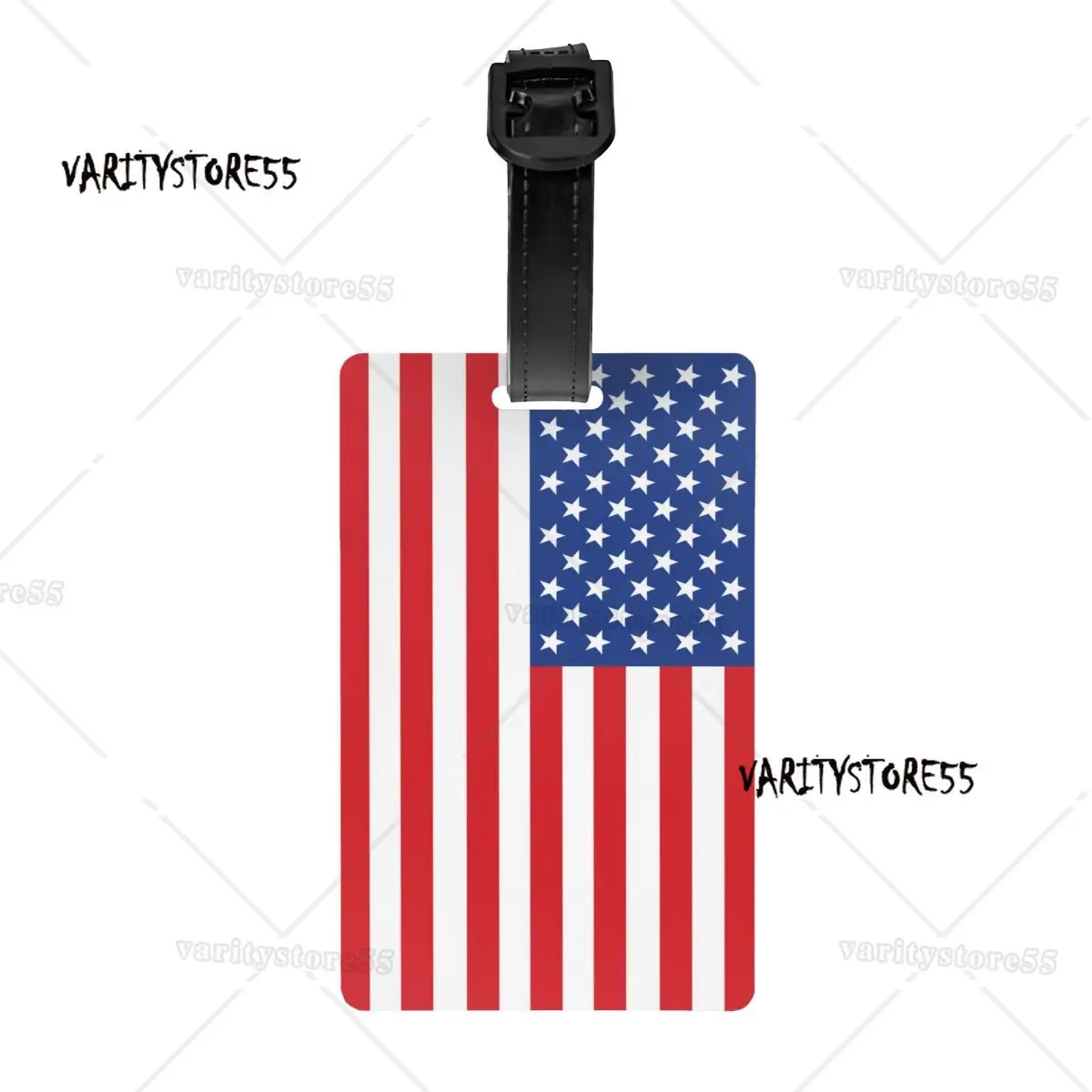 Custom USA American Flag Luggage Tag Privacy Protection United States US Stars Baggage Tags Travel Bag Labels Suitcase