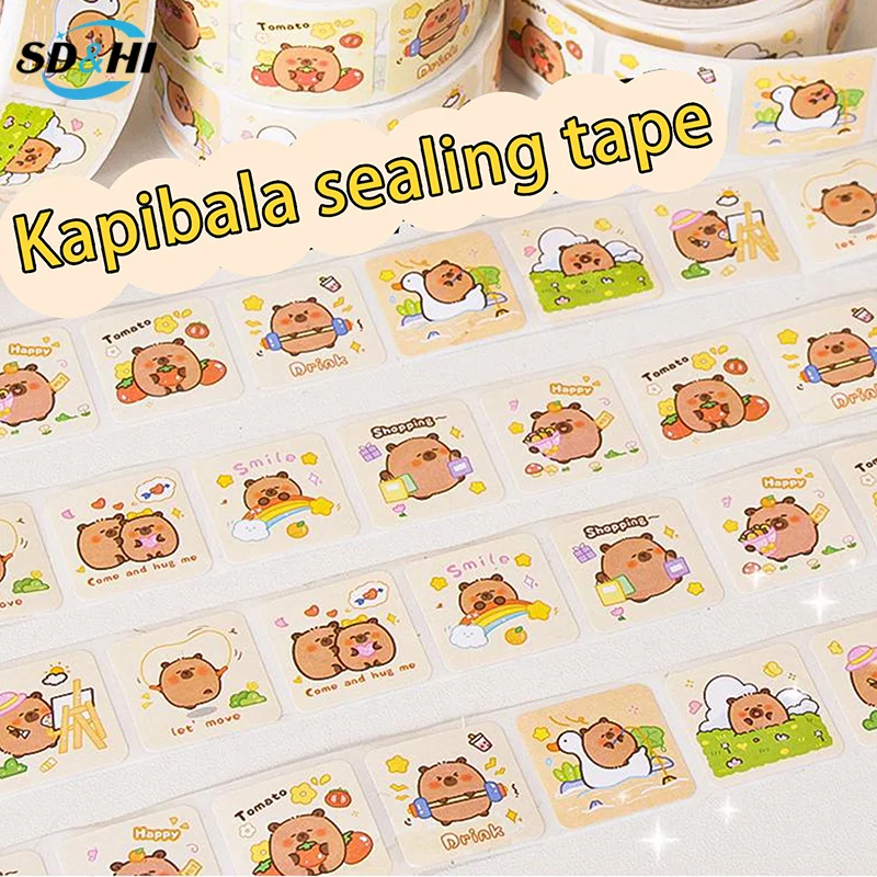 300/500 adesivi Cartoon capibara Graffiti Sticker per bottiglia d'acqua bagagli per Laptop decalcomanie per Laptop decorazione Kid Reward Gift Toy