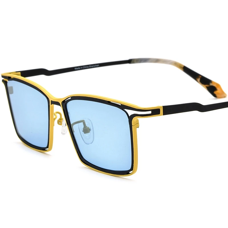 Titanium Frame Sun Glasses Women Fashion Polarized Sunglasses Man Luxury Brand Vintage Japanese Handmade Spectacles UV400