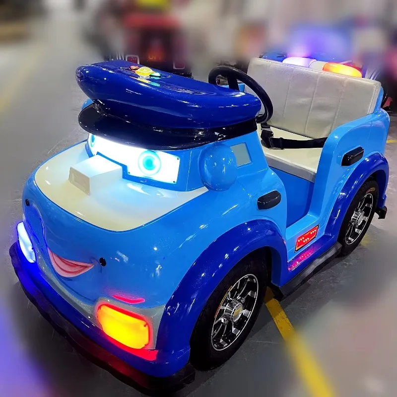 Custom Police Theme Electric Bumper Cars Kids and Adults 24V Motor Ride-On Cars with Rubber Tires Perfect for Italy Market