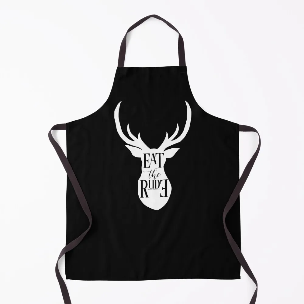 

EAT THE RUDE [STAG] Apron bib Cleaning Products For Home Things For The Kitchen Apron