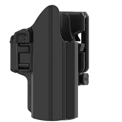 Polymer OWB Holster,IPSC Universal Gun Holster,Shooting Training, Matched Belt Clip Attachment, Glock/SW/Hellcat/92fs