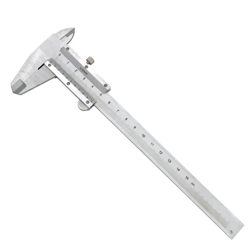 Calibrador vernier de acero al carbono, precisión de 150mm, 0,02mm, calibrador deslizante, Regla de medición duradera, herramientas de medición