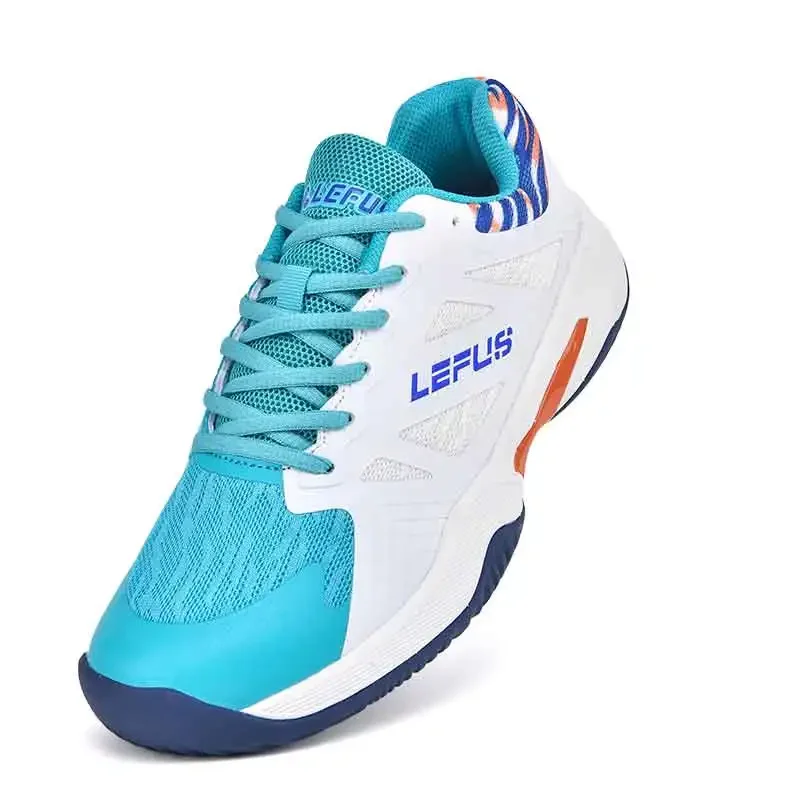 

2026 Breathable Men’s Badminton Lace-up Athletic Training Women Mesh Tennis Shoes Non-slip Gym Sneakers Volleyball Shoes