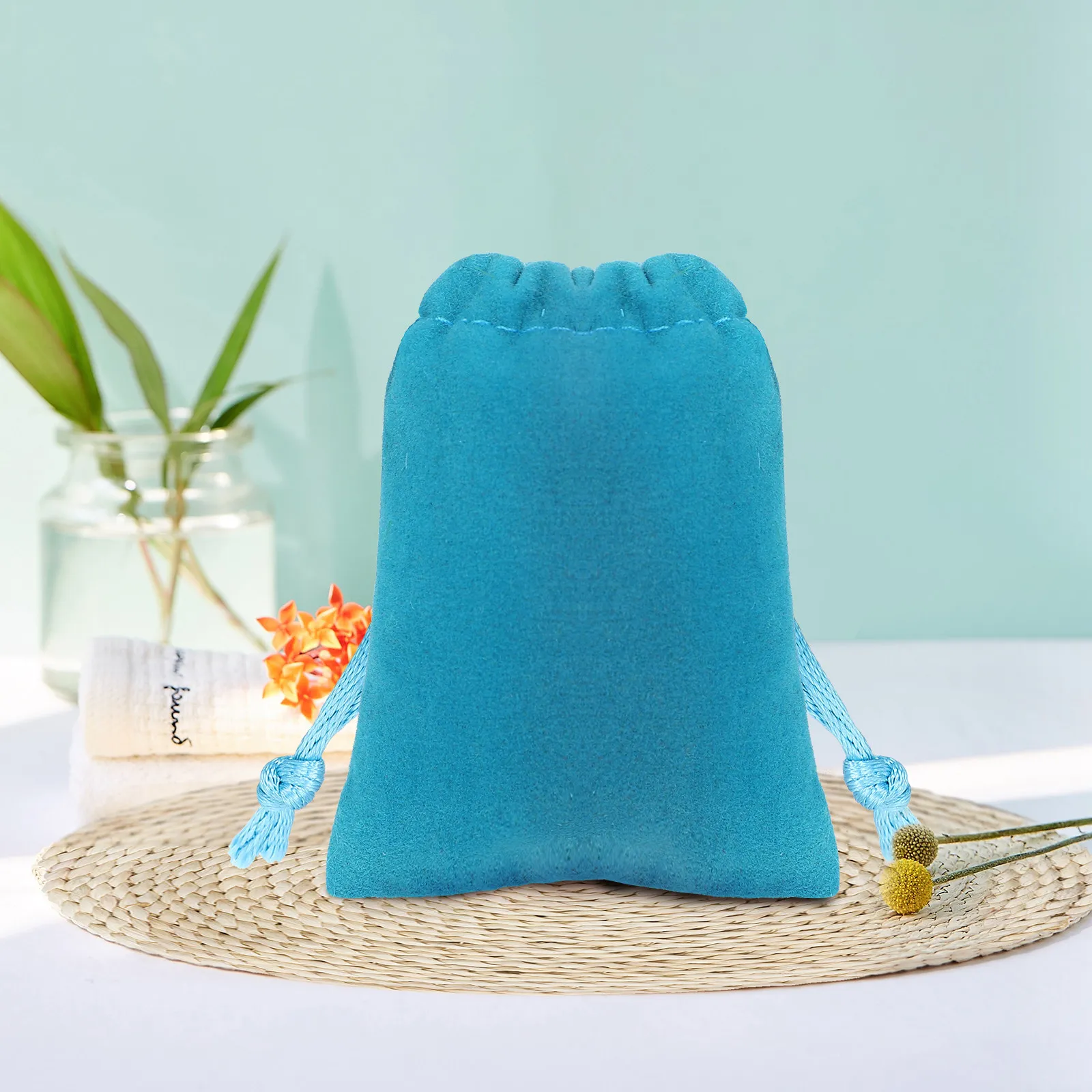 

40 шт. праздничных подарочных мешочков с завязками для хранения украшений, выпечки, конфет и подарков