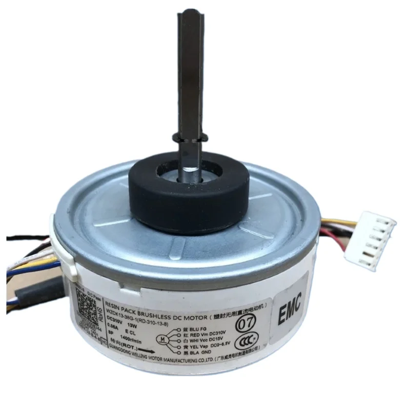 Midea Air Conditioner Indoor Unit DC Fan Motor WZDK13-38G-1 DC310 13W 1400r/min RD-310-13-8 Conditioning Parts