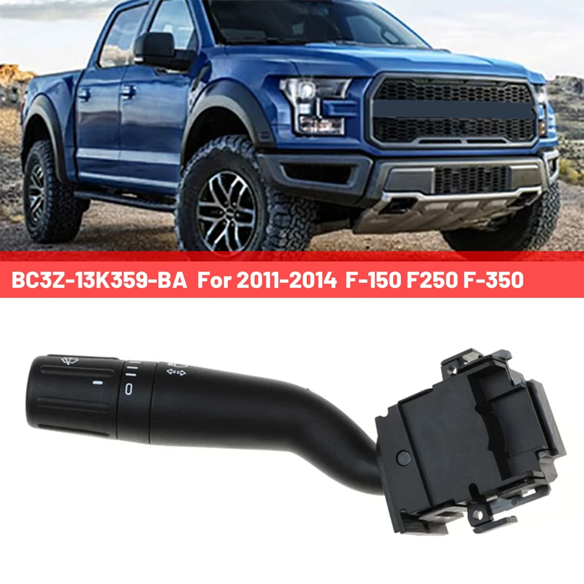 BC3Z-13K359-BA Turn Signal Switch Headlight Switch Auto for 2011-2014 Ford F-150 F250 F-350