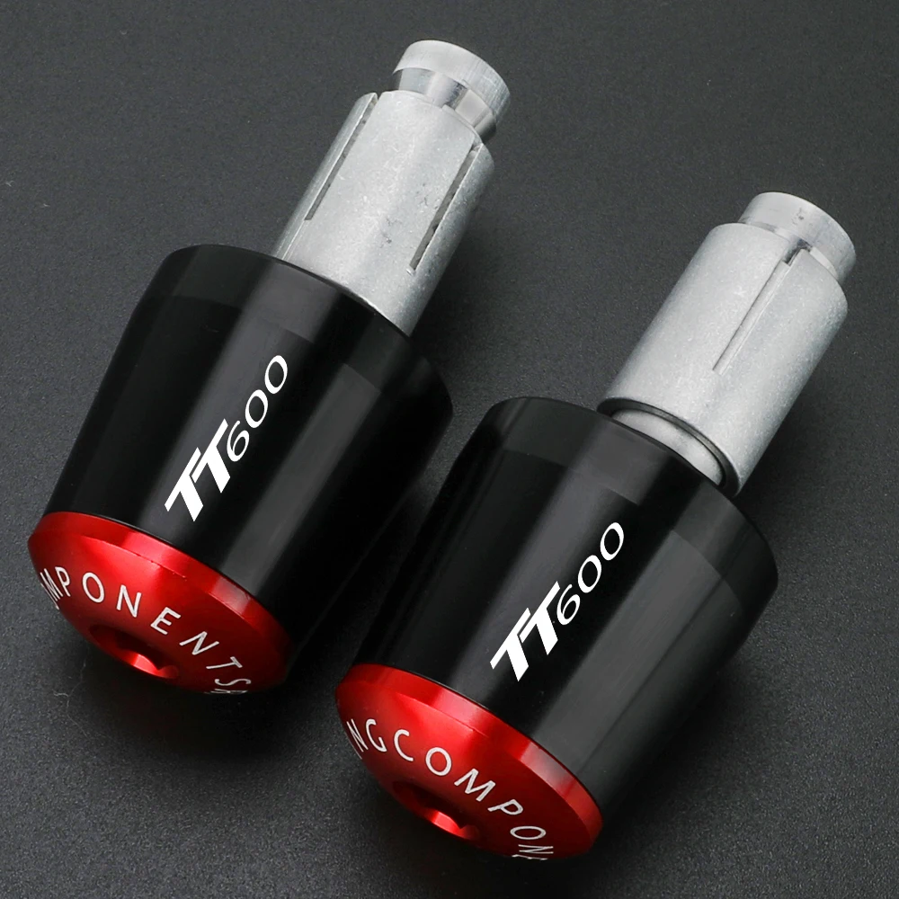 

Motorcycle Accessories 7/8"22mm Anti-Slip Handlebar Hand Grips Handle Bar End Cap For YAMAHA TT600 TT 600 2000 2001 2002 2003