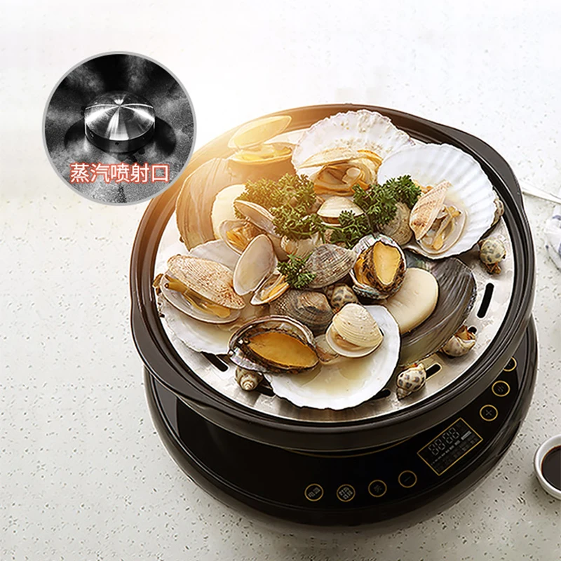 ZDH-KJ-22 home seafood steam hot pot multi-function electric steamer ceramic steam pot steam sauna steamed seafood