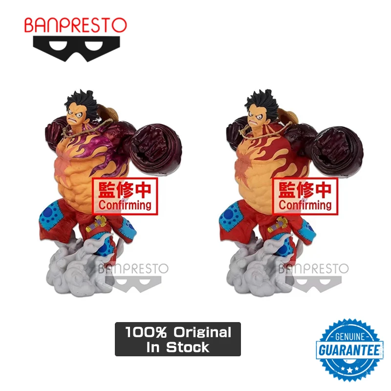 

Оригинальный Banpresto One Piece BWFC 10-я годовщина 22 см SMSP Gear четвертый Monkey D. Luffy 01 02 фигурка модели игрушки подарки