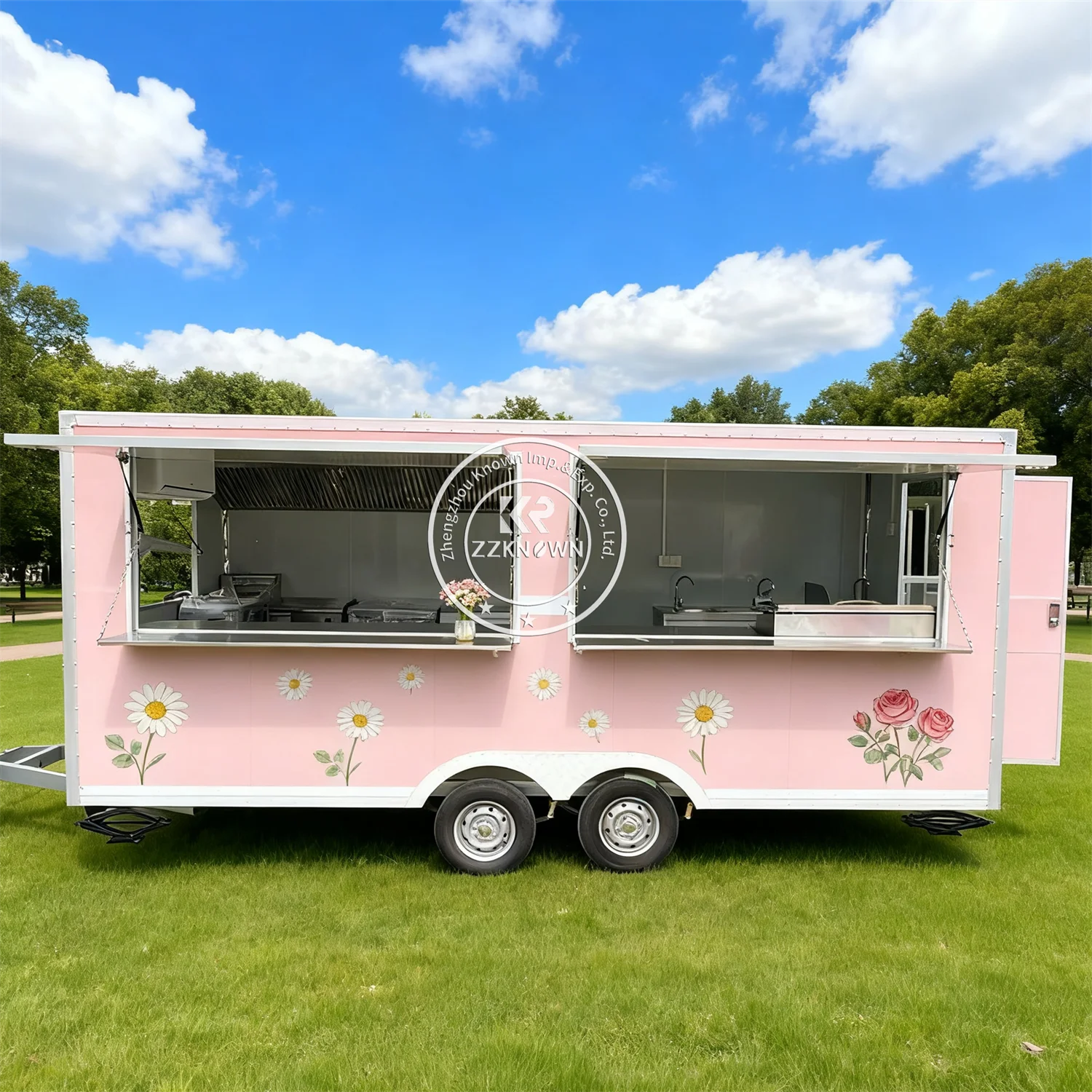 

Outdoor Coffee Bar Food Truck Mobile Hot Dog Truck Concession Mobile Ice Cream Cart Fast Food Truck Trailer With Full Kitchen