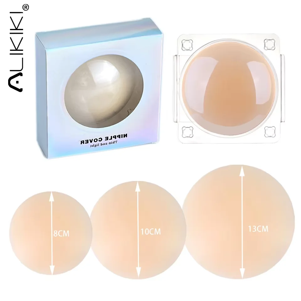 Adhesive Reusable Nipple Cover Silicone Pasties No Show Sticky Bra Liner Reusable Breast Petals Stick On Bra for Women