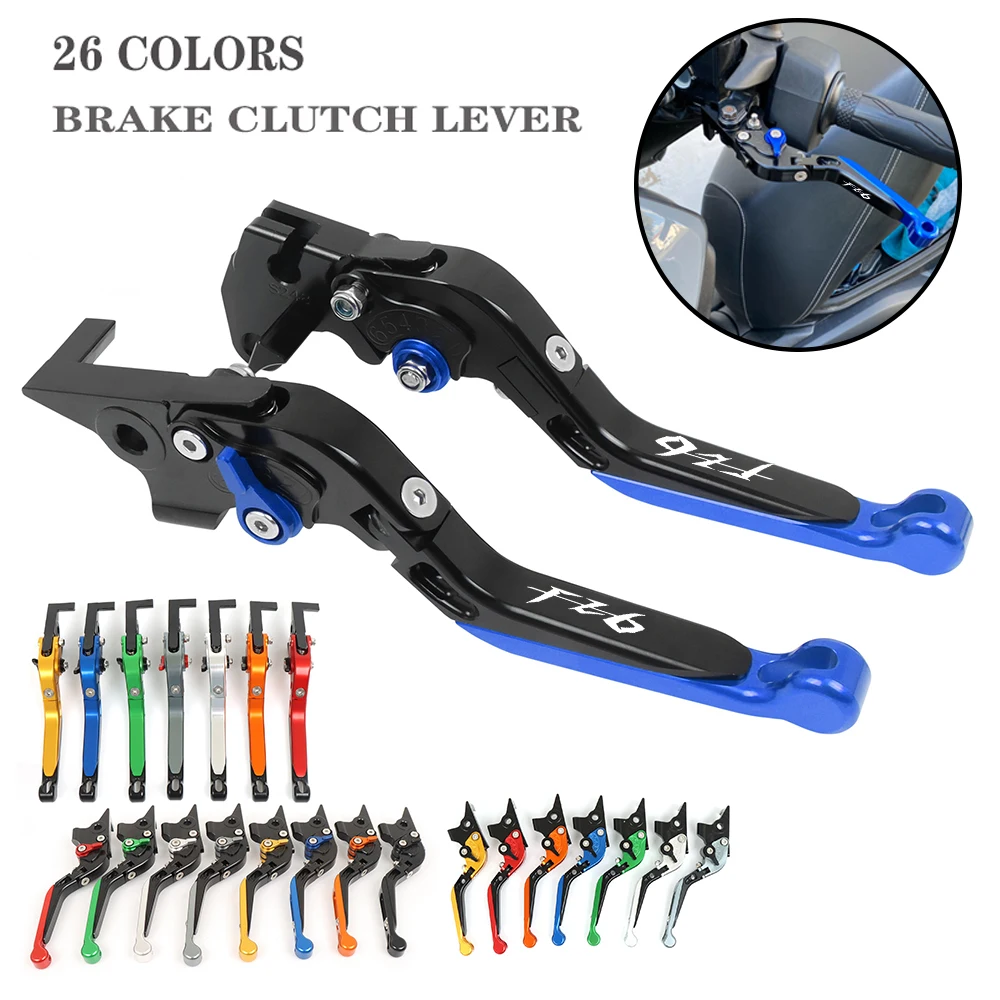 For Yamaha FZ6 FZ 6 FAZER 2004-2010 XJ6 FZ6R 2009-2020 FZ8 2011-2015 Motorcycle Adjustable Folding Extendable Brake Clutch Lever