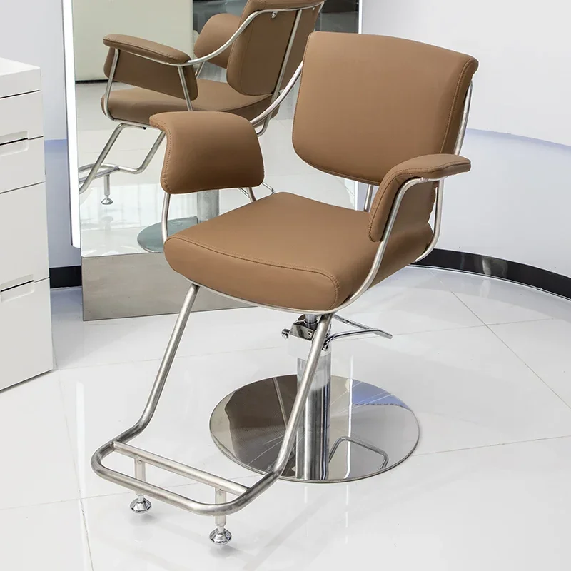 01New Barber Shop Chair Hair Salon Special Trendy Store Personal Studio Rotating Lifting Hair Salon Chair