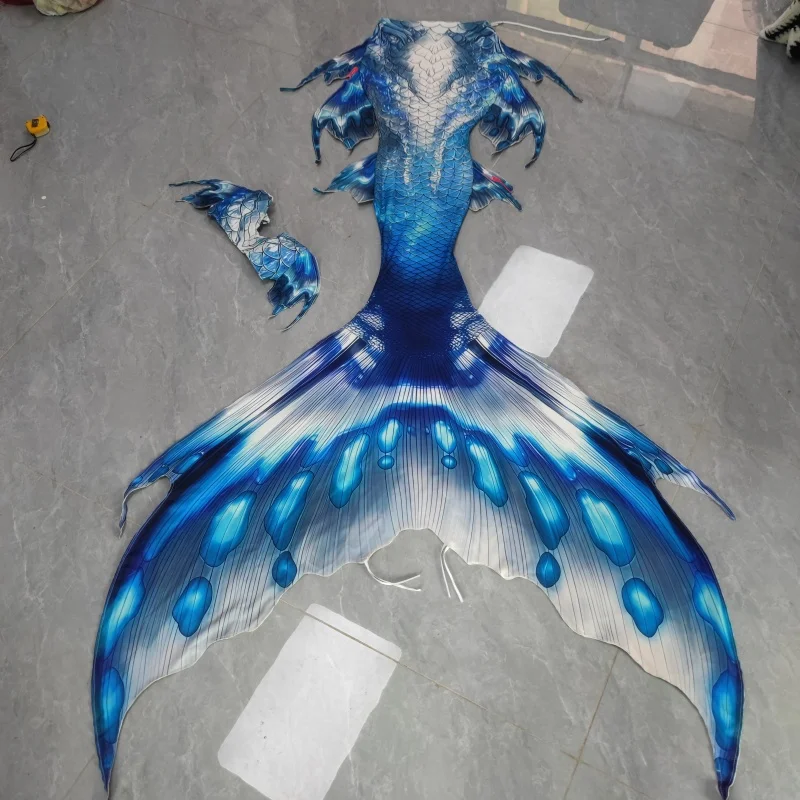 new-blue-comfortable-mermaid-tail-european-and-american-aquarium-underwater-shooting-mermaid-costume
