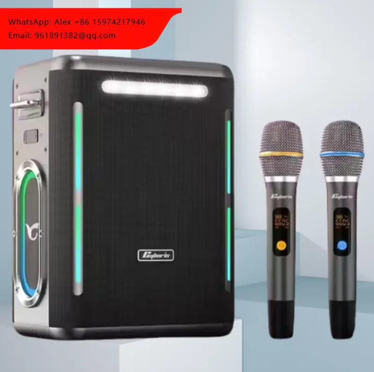 

Vofull 300W Multimedia Advanced RGB Karaoke Speaker System High Power Bluetooth Speaker With Mic And Remote Control