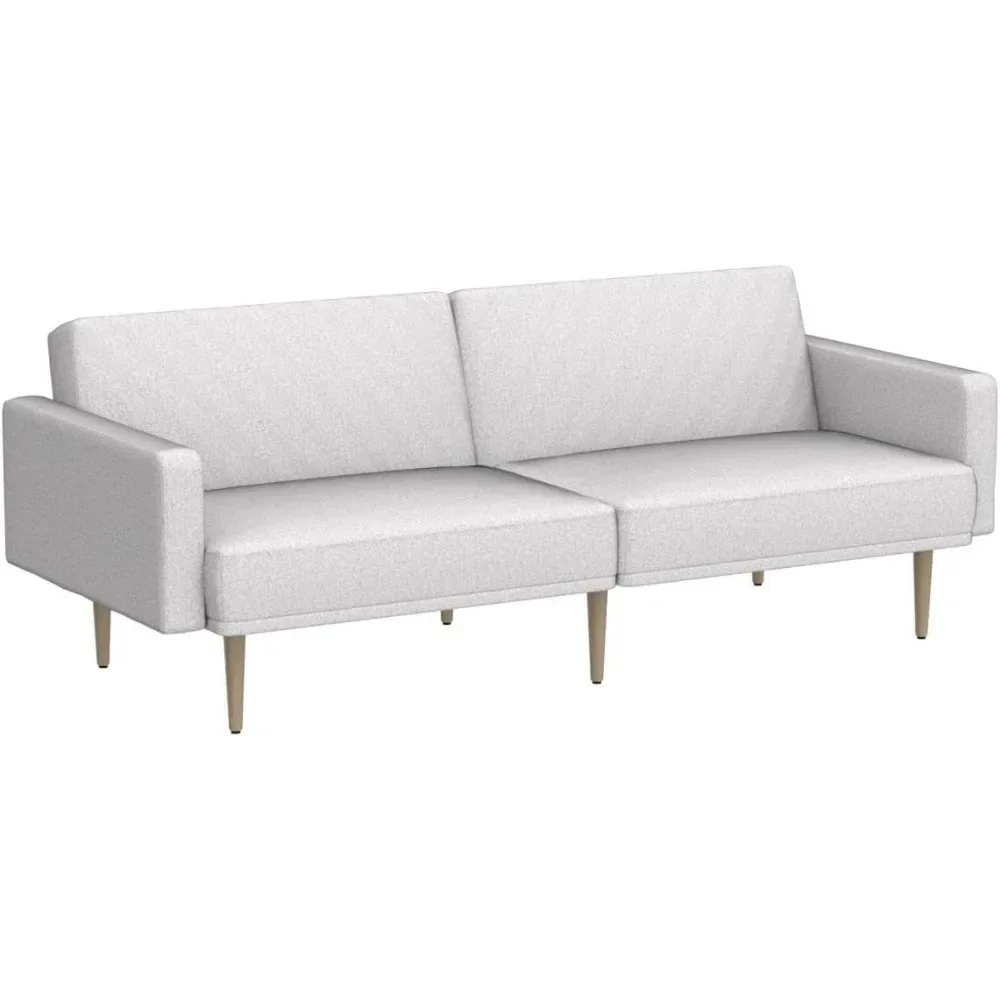 SAT Canapé-lit en tissu gris clair pour salon، canapé-lit، futon Modern du middle du ciccle