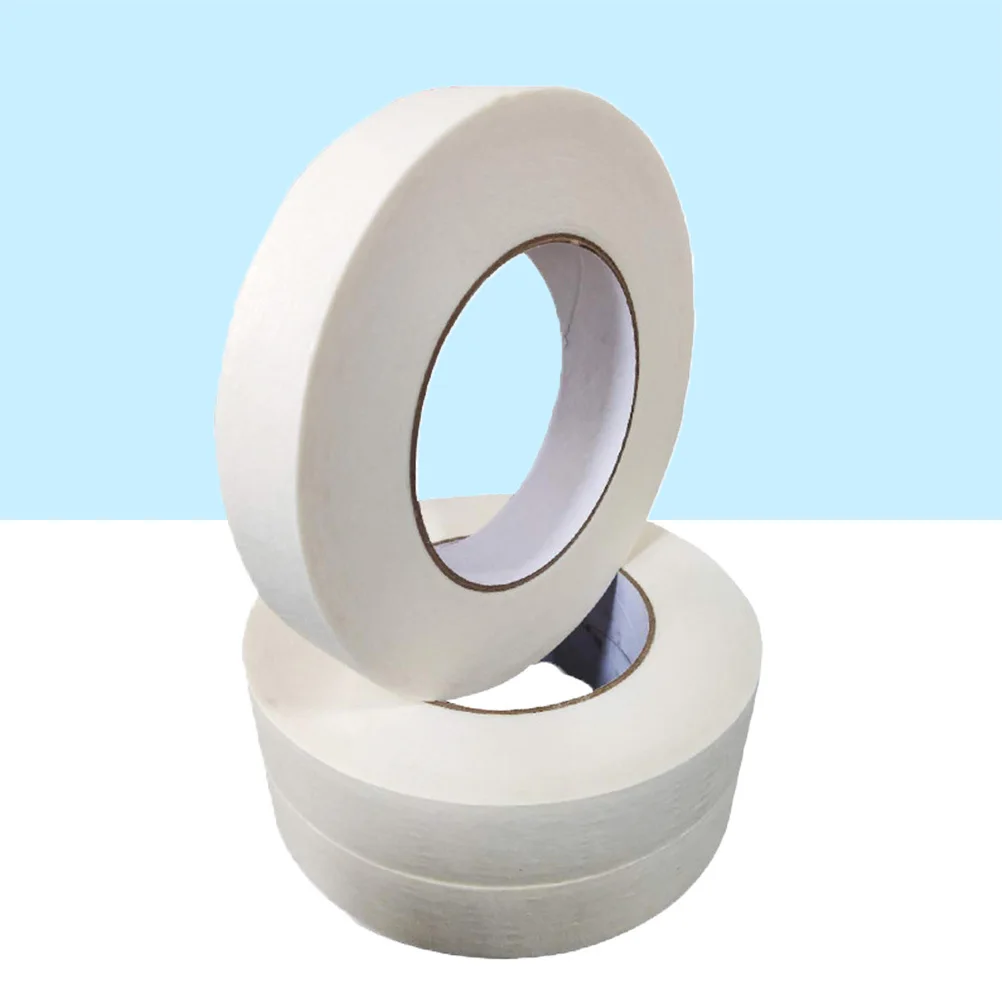 6 rolos de fita de papel texturizada branca para decoração de janela de piso de parede mascaramento adesivo pintura em spray desempenho de palco clima durável