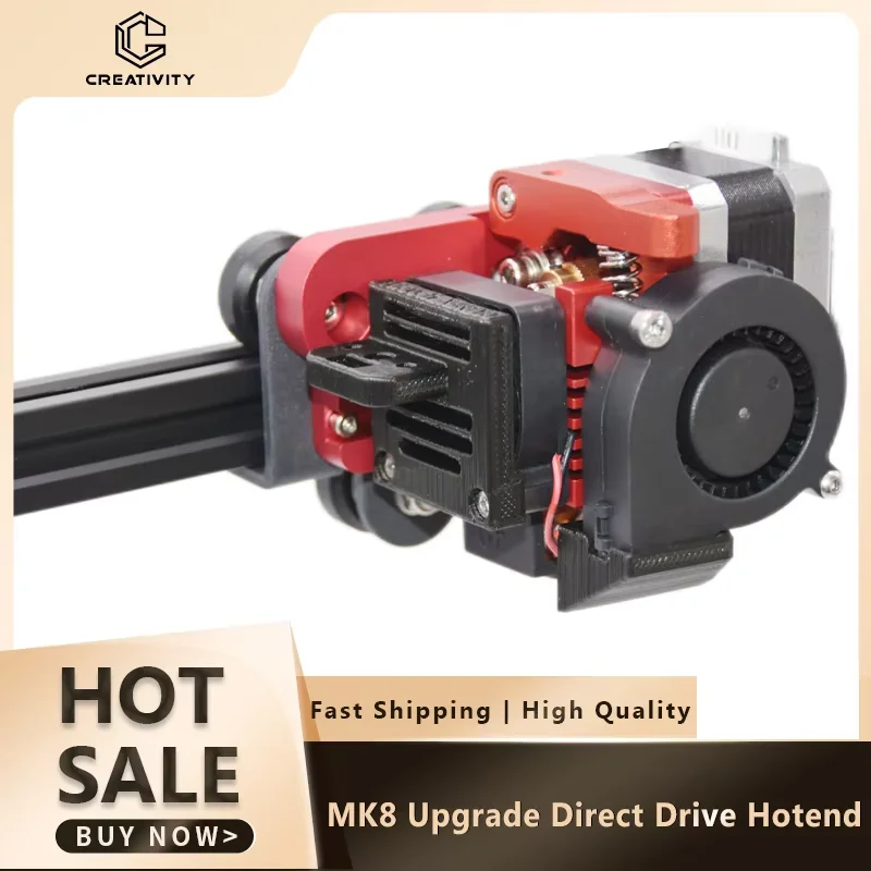 

MK8 Upgrade Direct Drive Hotend Kit 3D Touch Mount 5015 Шкив Турбовентилятор Экструдер для 3D-принтера Ender-3 CR-10 CR 10S/PRO