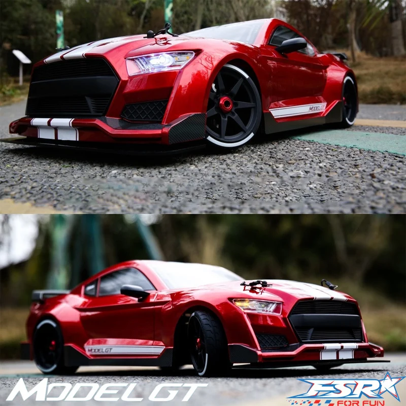 FSR Flying God Mustang Gt Flat Sports Car 1/7 Model Supercar Rc High Speed Remote Control Model Car Adult Outdoor Toy