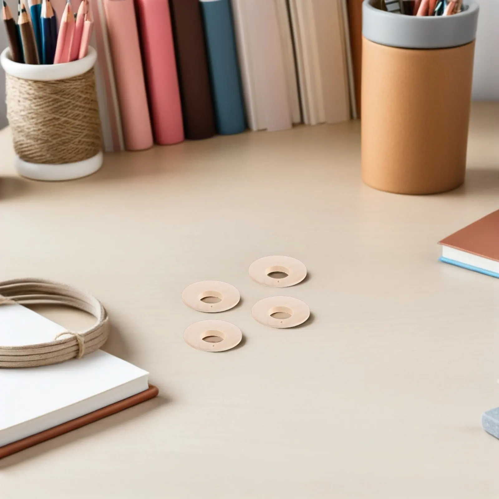 

50 шт. необработанных деревянных заготовок для серег-подвесок, круглые сегменты 40 мм, материалы для изготовления украшений своими руками, пустые заготовки для подвесок-шармов