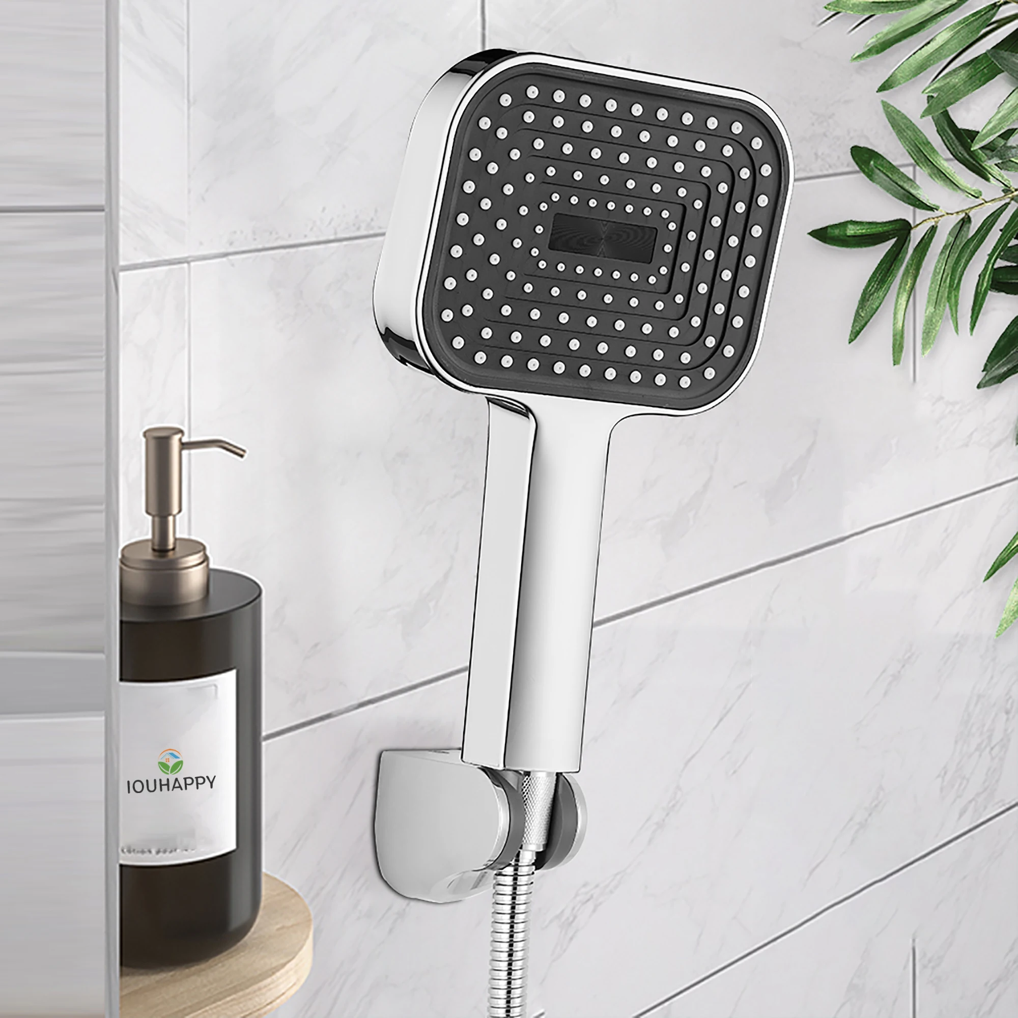 Large Panel Shower Head High Quality Rainfall Shower Handheld Adjustable High Pressure Massage Shower Head Bathroom Accessories