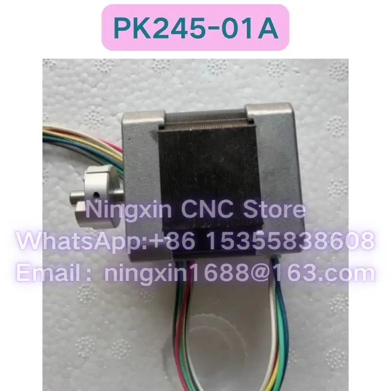Second-hand PK245-01A Motor stepper motor Functional test OK Fast delivery