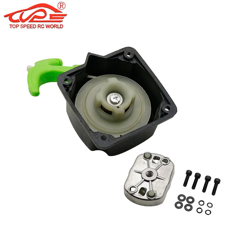 1/5 Rc Xe Siêu Dễ Dàng Bắt Đầu Kéo Tay Với Mặt Số Cho 1/5 HPI ROFUN BAHA ROVAN KM BAJA Losi FG GoPed RedCat 45CC Chi Tiết Động Cơ