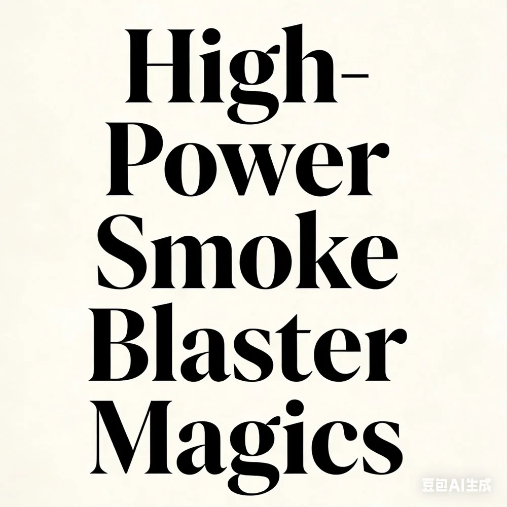 High-Power Smoke Blaster Magic Multi-Function Smoke & Snow Jet Cannon for Stage Street Bar Magia Props