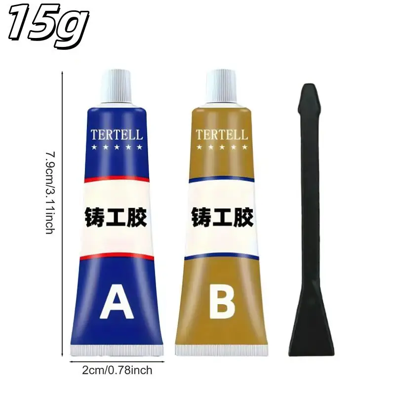 لاصق صب بدرجة اللحام - بدون مصدر طاقة، قابل للتشكيل/الطحن/الطلاء، يستخدم لعيوب صب المعادن والمعادن.