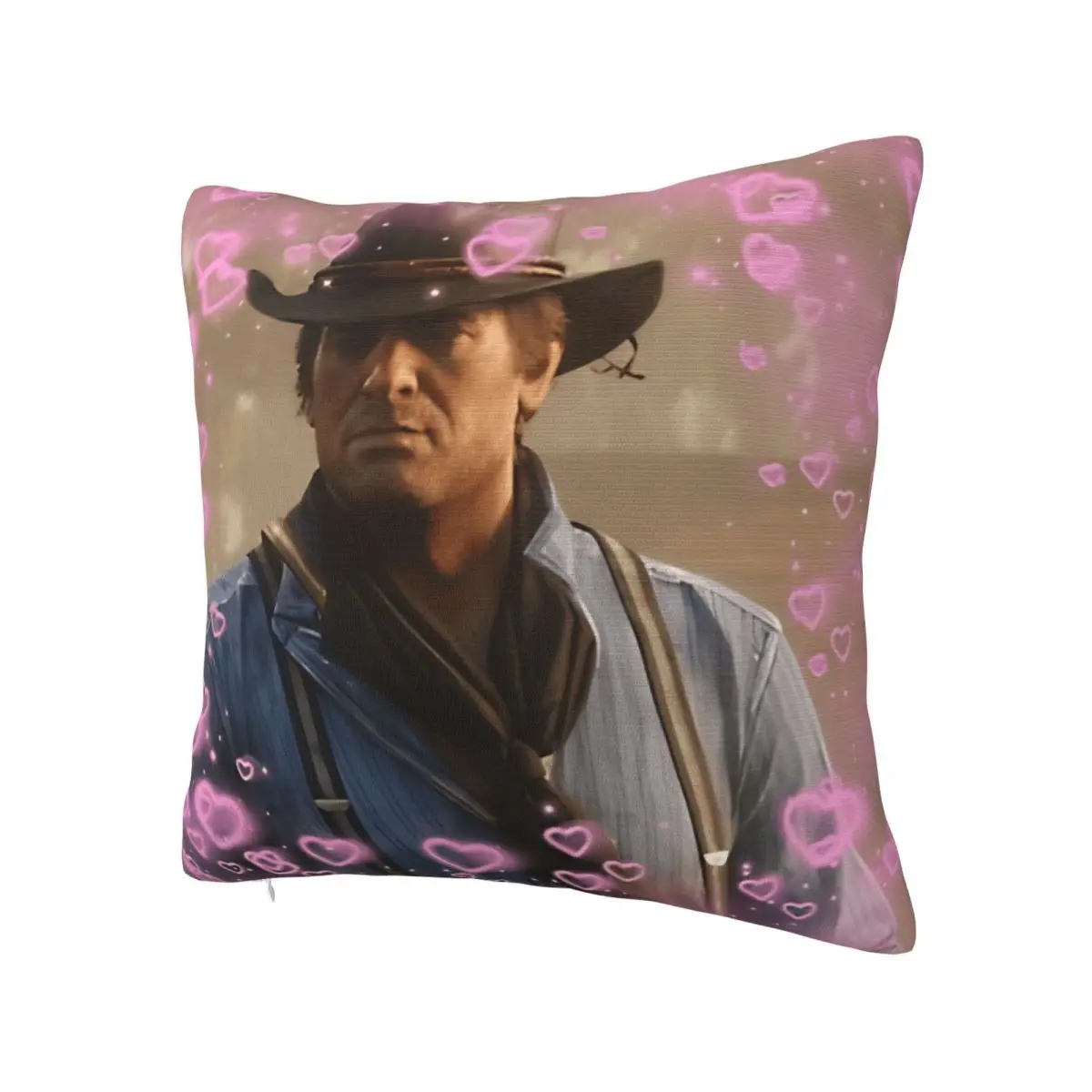 Arthur Morgan Sweet Hearts Pillow Cover Soft Pillow Case Cushion Cover Trendy Design Pillowcases For Office Car Home Decorative