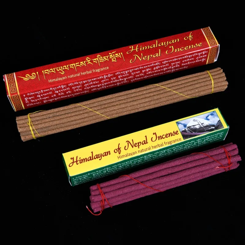 Nepal Himalayas Natural Handmade Incense Stick/Household Purifying Air Enhancing Fragrance Temples Meditation Praying Joss Stick
