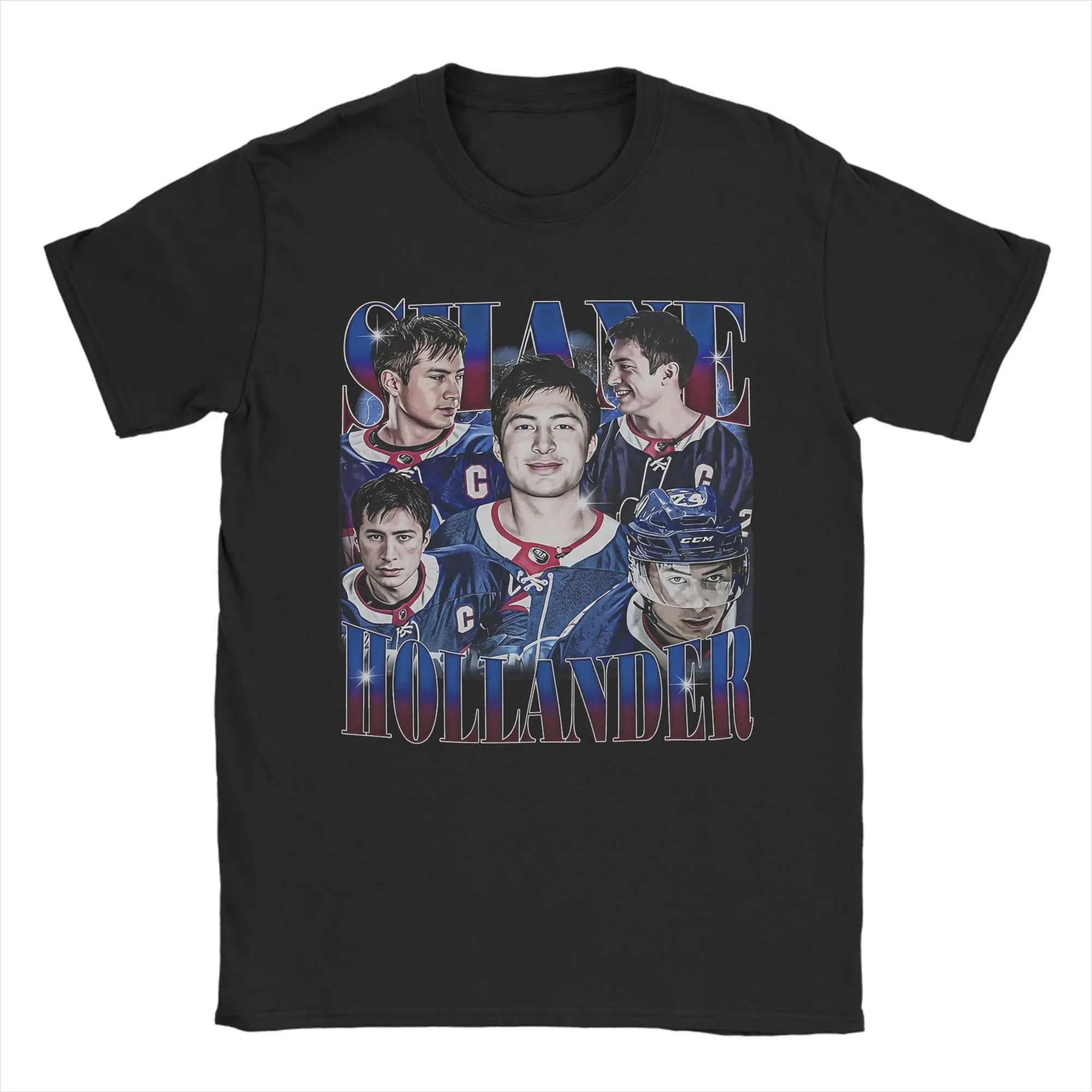 

Shane Hollander Hockey Heated Rivalry T Shirt Men Cotton Novelty T-Shirts Round Neck Tees Short Sleeve Clothing New Arrival