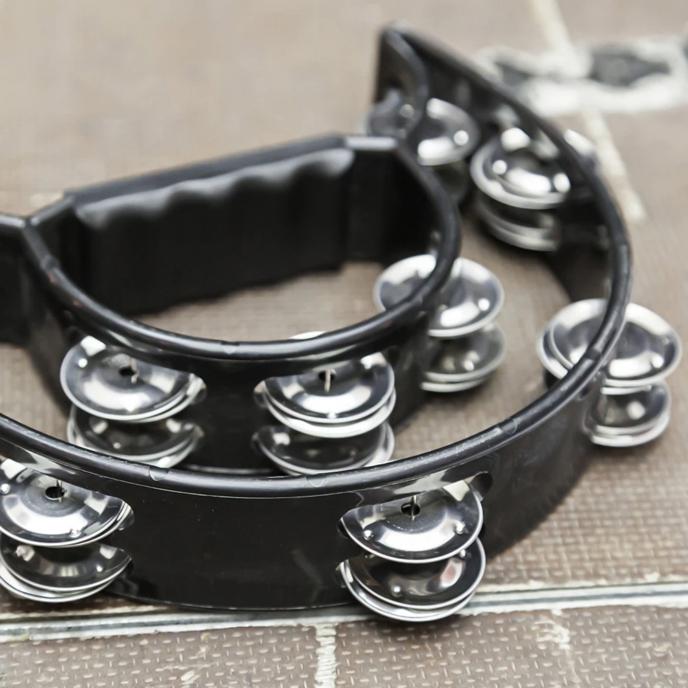 

100 pcs Drum Set Replacement Accessories Tambourine Ring Metal Silicone Durable Performance Practice Recording Cymbal Tambourine