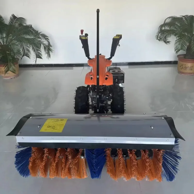 Compact Low Energy Walk-Behind Snow Blower Efficient Eco-Friendly Winter Sweeper