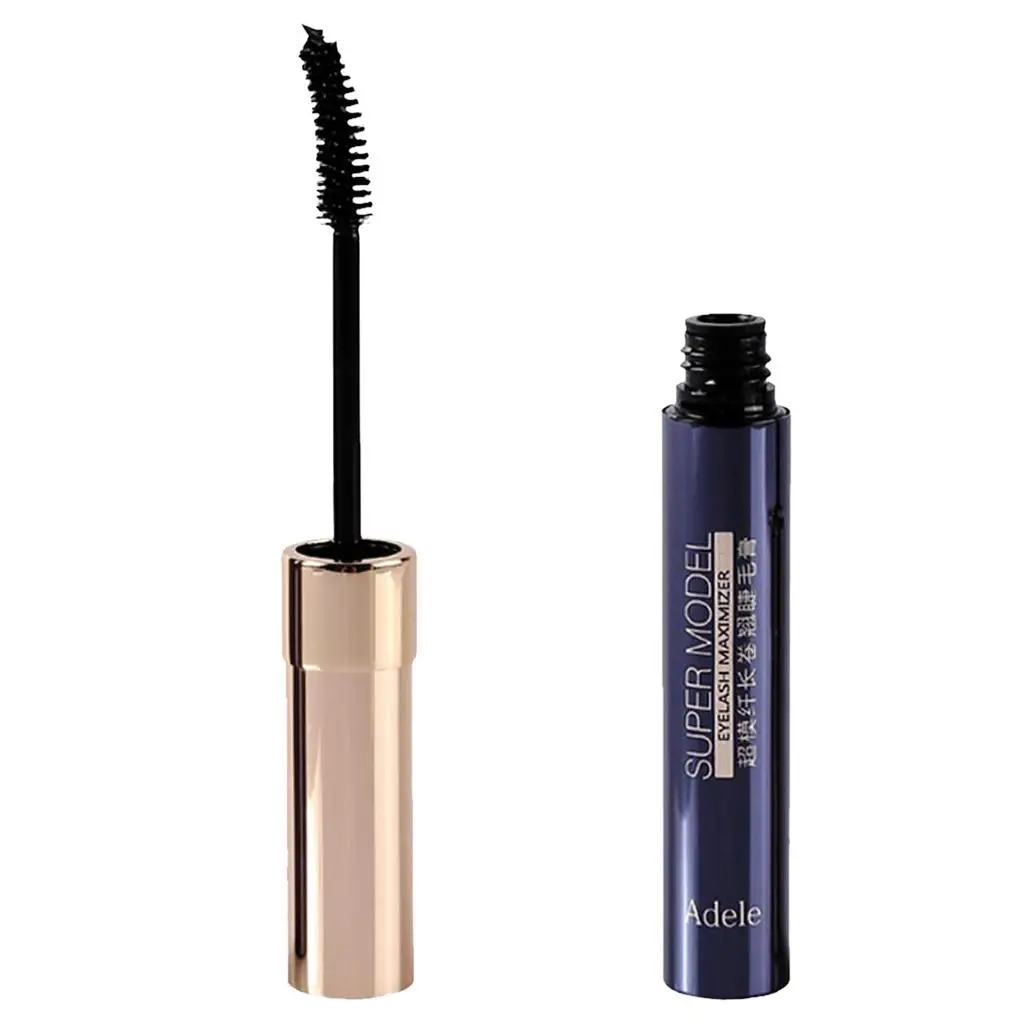 เครื่องสำอางมาสคาร่าสีดำกันน้ำธรรมชาติยาวขึ้นหนาการแต่งหน้าขนตาปลอม