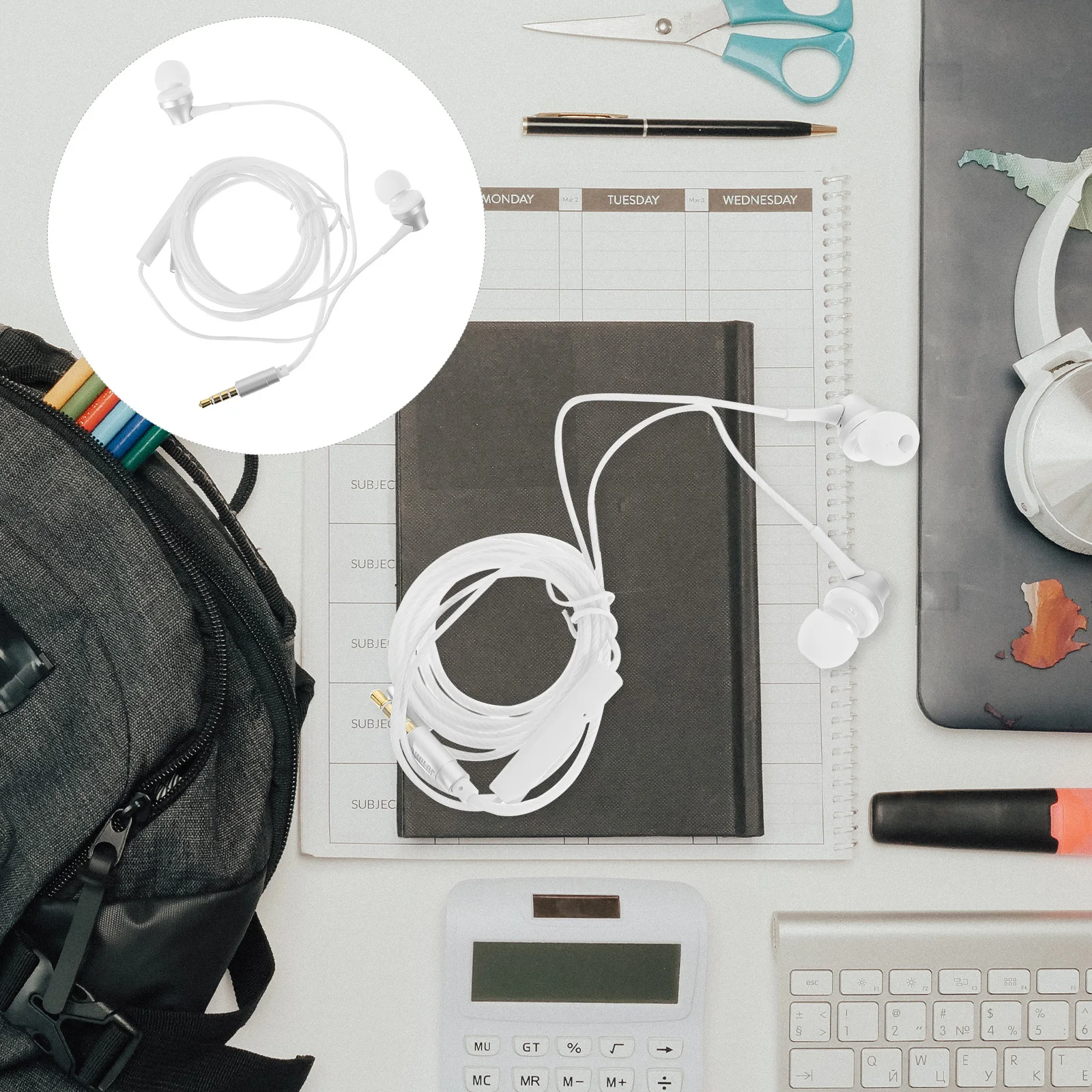 

In-Ear Earphone Ergonomic Design Bass Boost 3.5Mm Jack Wired Control For Smartphone Laptop Tablet Earbuds Headphones