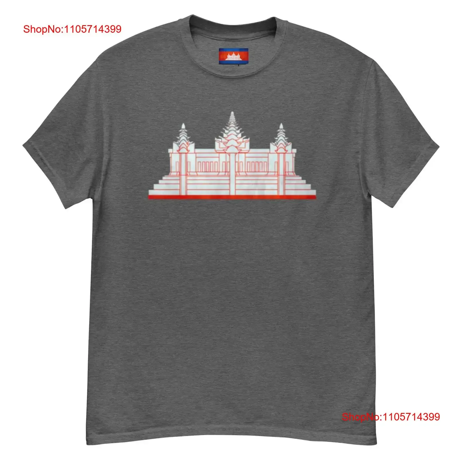 Cambodian T Shirt Khmer Angkor Wat New Year vintage Washed streetwear Comfortable Versatile homme Stretched designer clothes