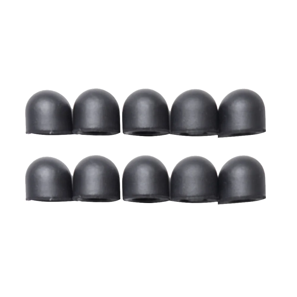 

20pcs Mute Silicone Replacement Tip Case Cover Skin for Touch Pencil Stylus Touchscreen Pen (Black)