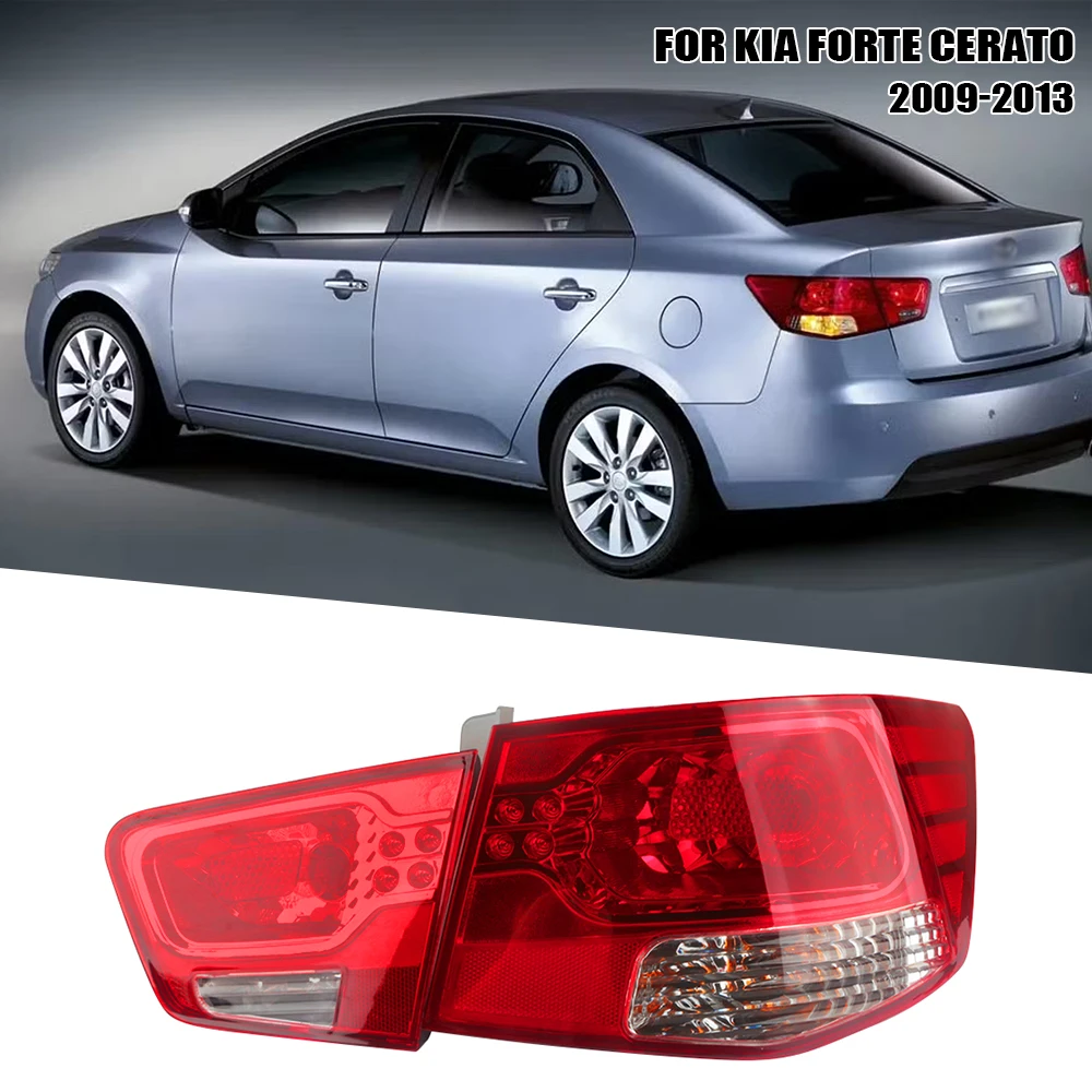 Kia forte cerato用の左右のサイドテールライト,リアブレーキライト,2009, 2010, 2011, 2012, 2013