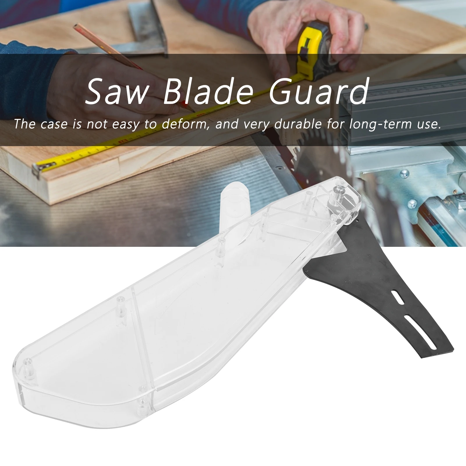 

Saw Blade Protective Cover Table Saw Protective Cover 4‑10in Acrylic Case Blade Guard for Woodworking