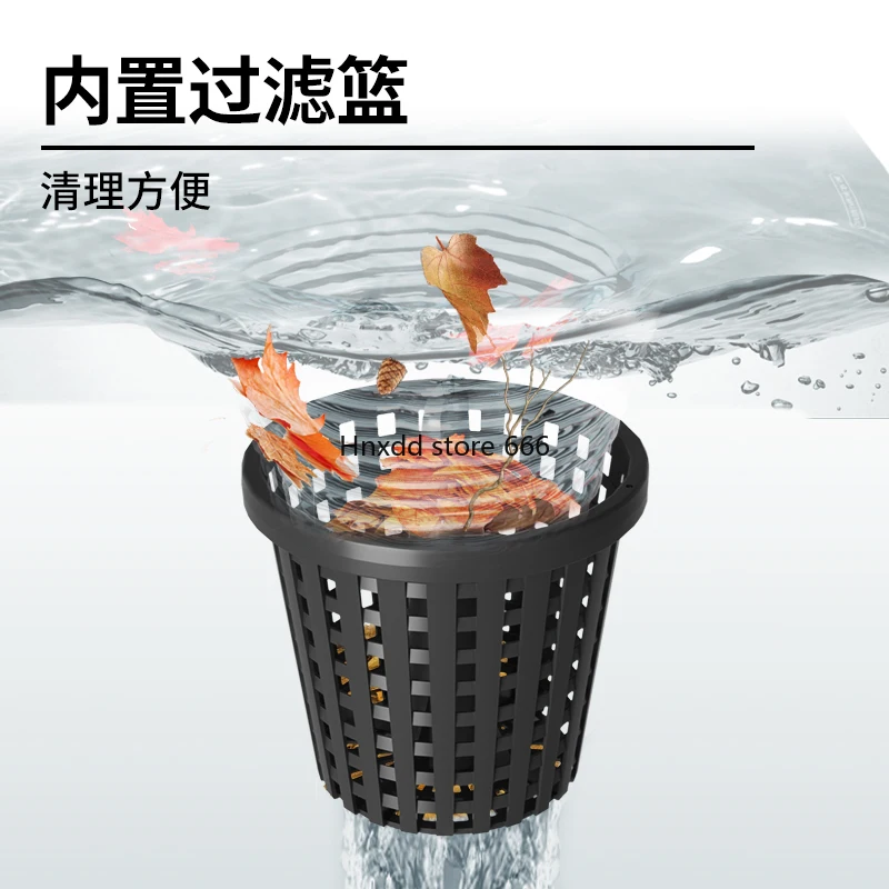 Fish pond water surface skimmer fallen leaves debris collector