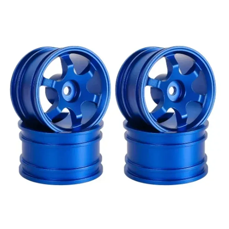 4pcs 42mm 1/10 RC On-Road Drift Racing Car Metal Wheel Rim Wheel Hubs for Tamiya M03 M04 M05 M06 M07 MB-01 XM-01 Upgrade Parts