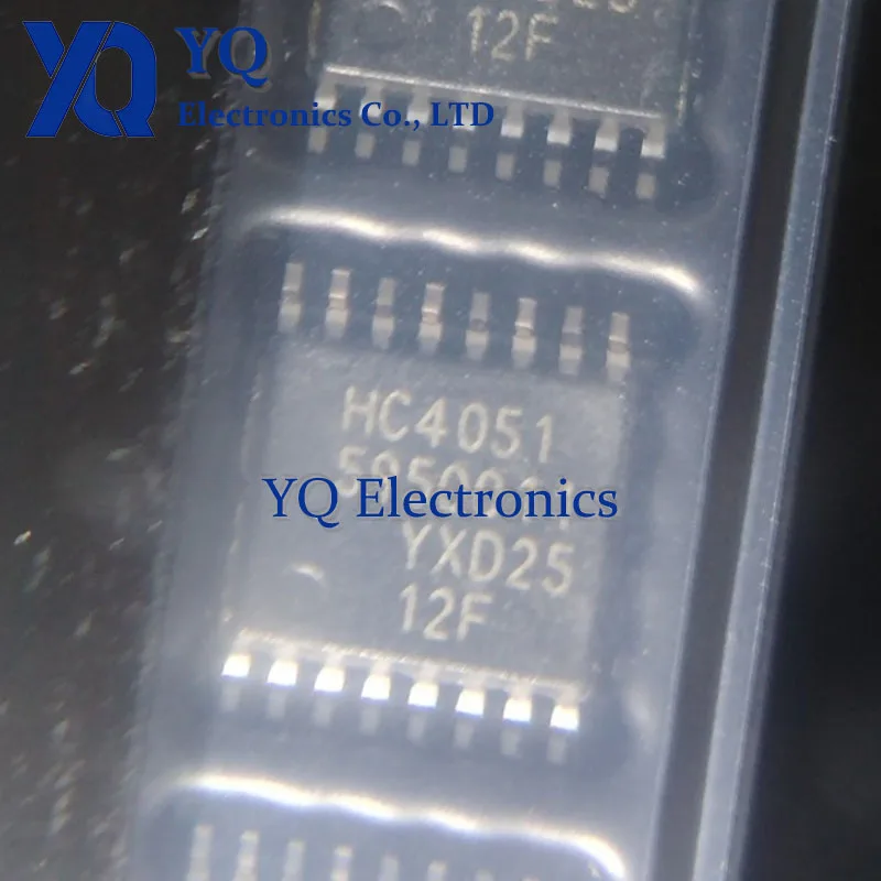 10PCS/lot New OriginaI 74HC4051PW, 118 package TSSOP-16 analog switch/multiplexer