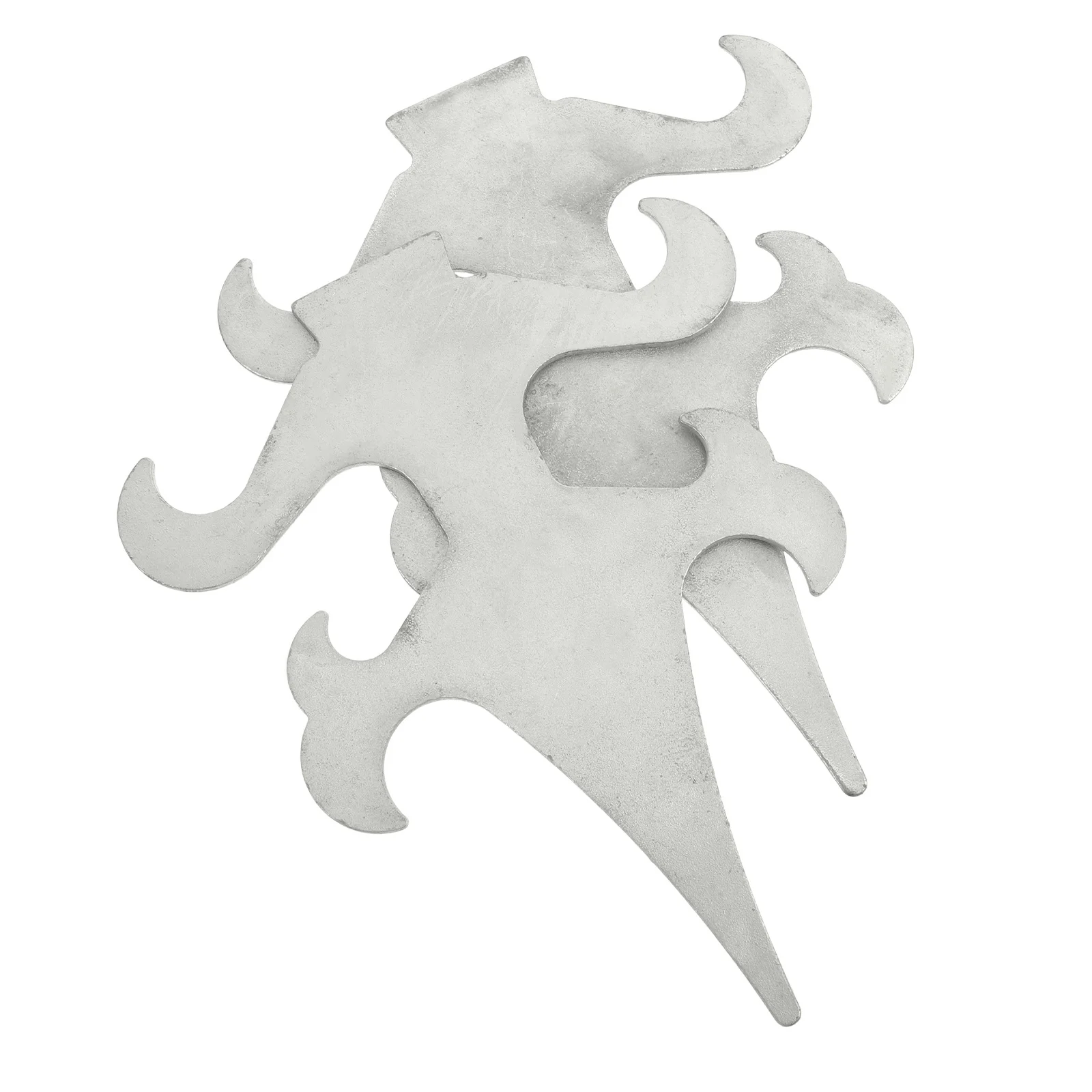 

2pcs Iron Toppers Metal Fence Finials Large Decorative Post Toppers For Garden Yard Fence Gate Outdoor Security Supply