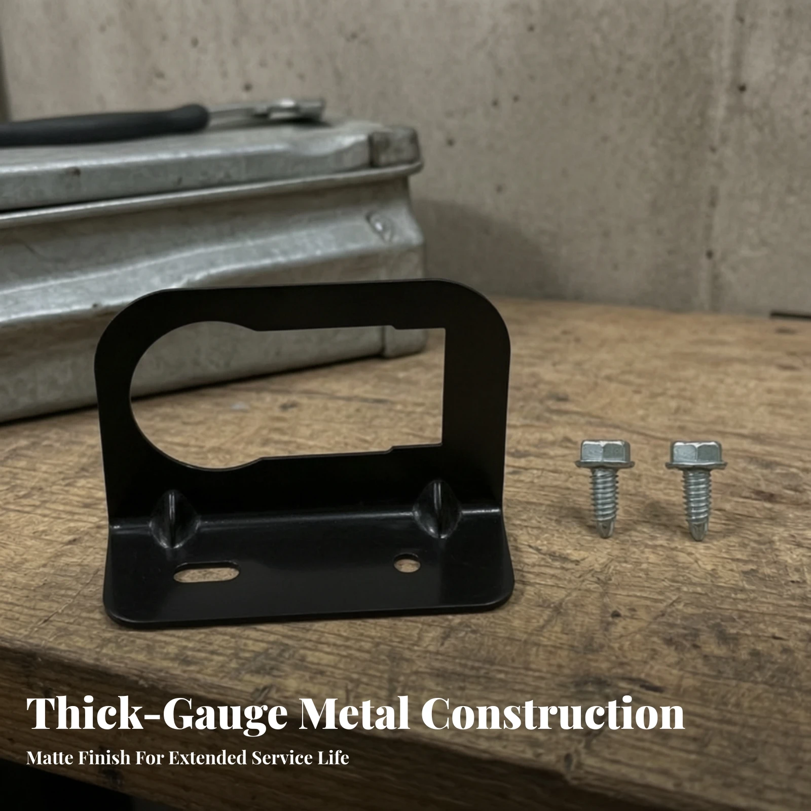 Electrical Connector Mounting Bracket Reinforced Trailer Connector Mounting Bracket Vibration-Resistant Standard Fit