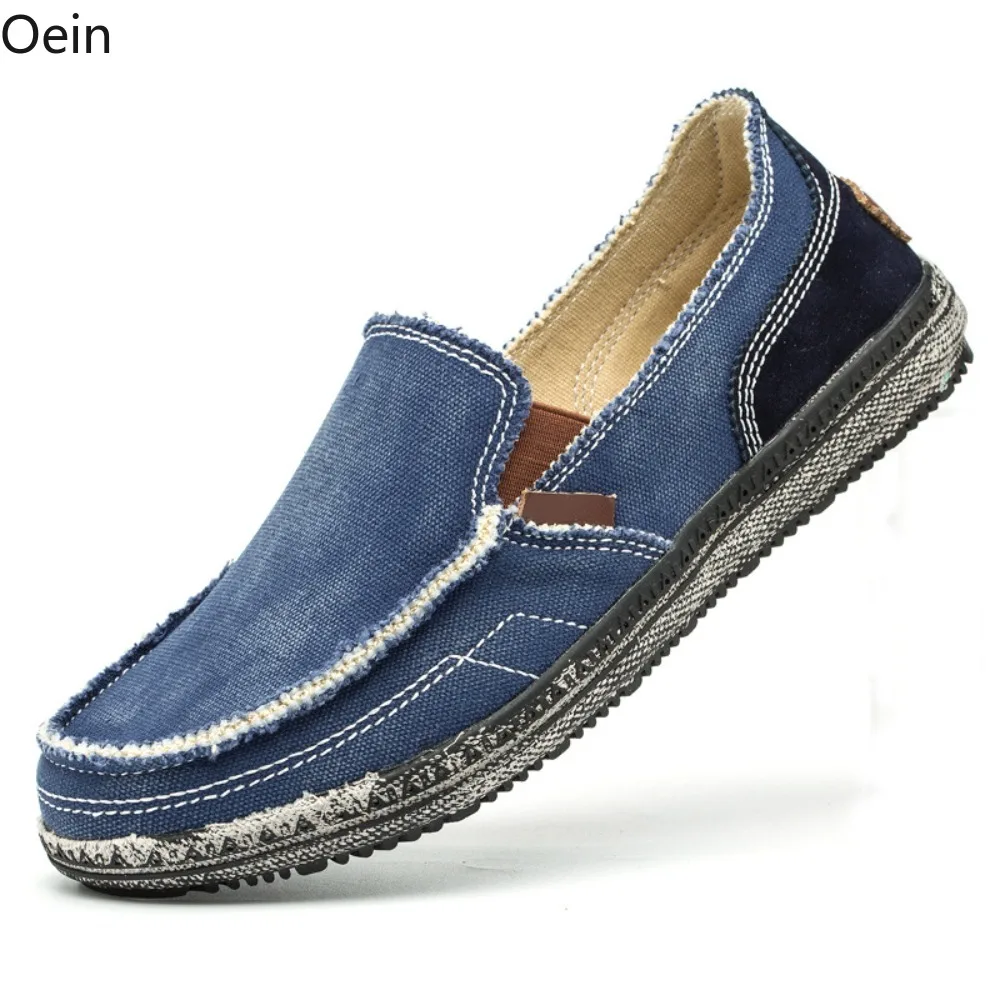 

Mens Driving Moccasins Breathable Flats Canvas Pumps Slip On Loafers Laze Shoes