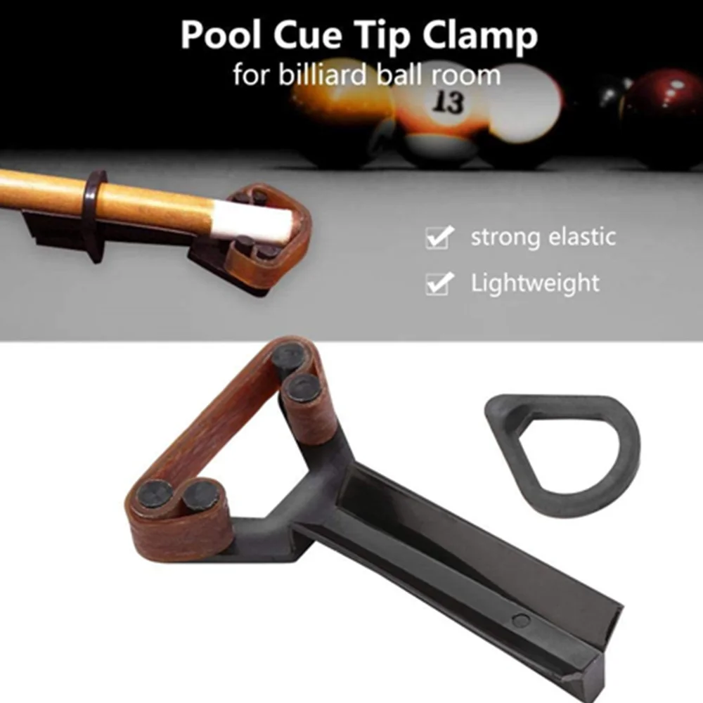 Snooker Pool Ball Cue Tip Clamp Fastener Reparatie Tool Biljart Accessoires