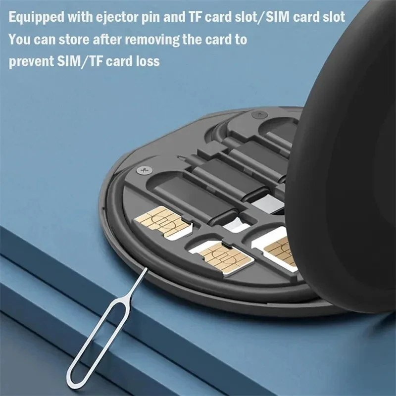 60W Type-C To USB C To Micro USB To Lighting Fast Charging Adapter Kit for IPhone 14 13 12 Pro OTG Converter Multi Storage Box