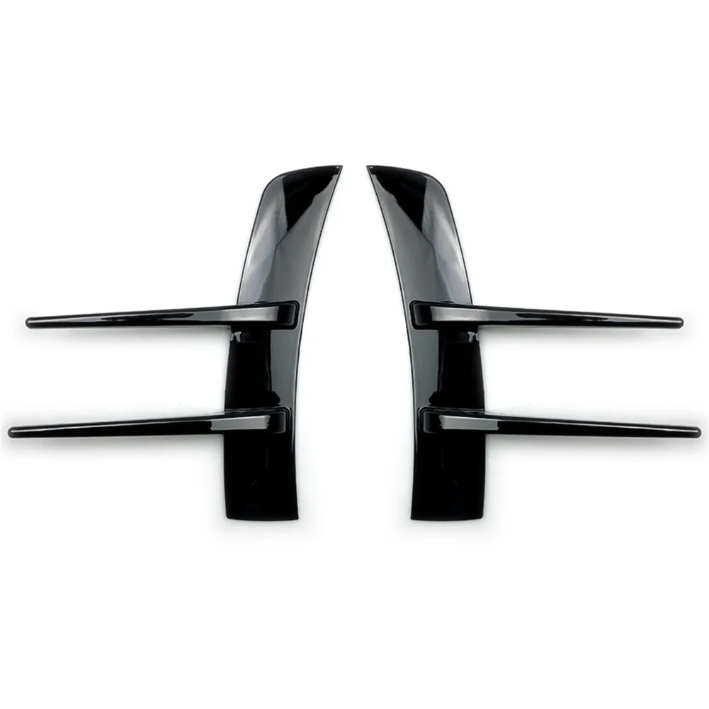 

Спойлер для Benz A-Class, сплиттер, внешние аксессуары для автомобиля, замена 2 шт., карбоновый передний бампер, боковой глянцевый черный